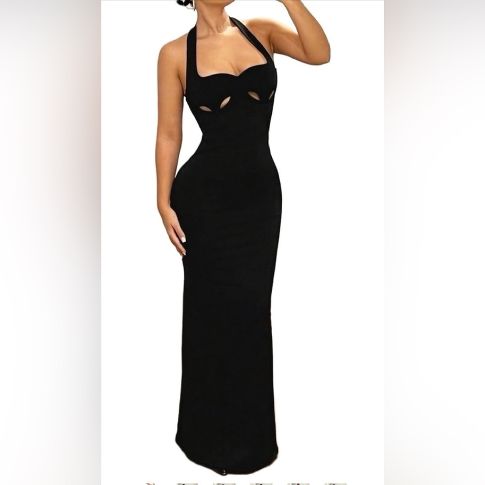 Elegant Black Evening Gown